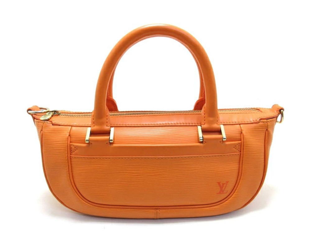 LOUIS VUITTON Shoulder Bag Epi Danura Mandarin Orange